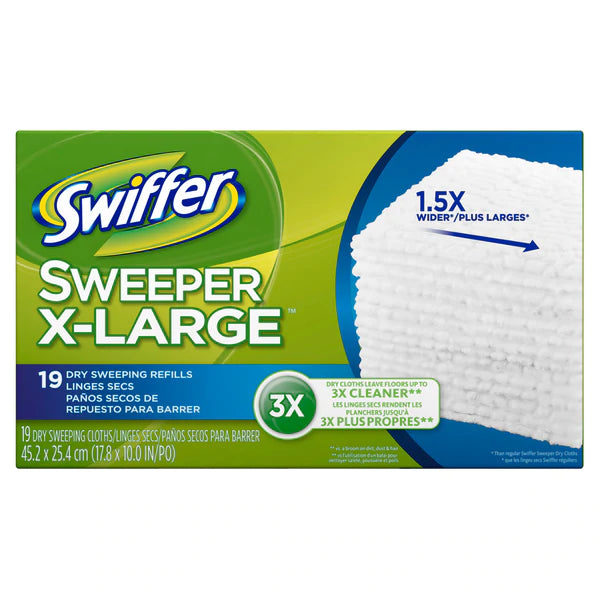 Swiffer XL DRY CLOTH REGULAR - 19ct/6pk