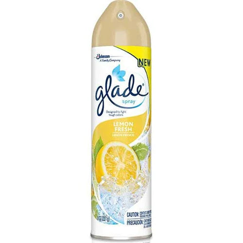 Glade Aerosol Lemon Fresh - 8oz/12pk