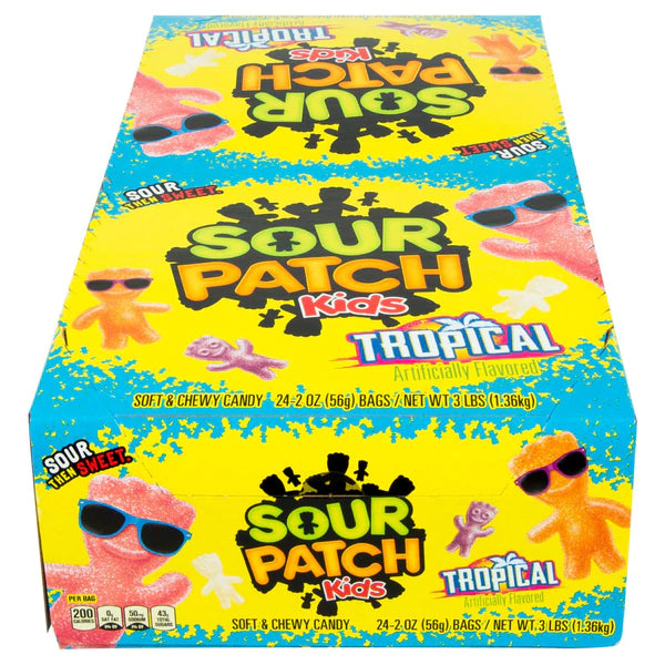 Sour Patch Kids Tropical Soft & Chewy - 2.0oz/24pk