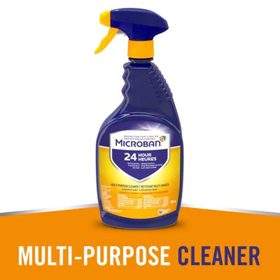 Microban 24 hr Multi-Purpose Cleaner and Disinfectant Citrus Scent Spray - 32oz/6pk