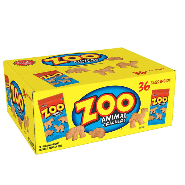 Austin ZOO Animals Crackers - 2oz/36pk