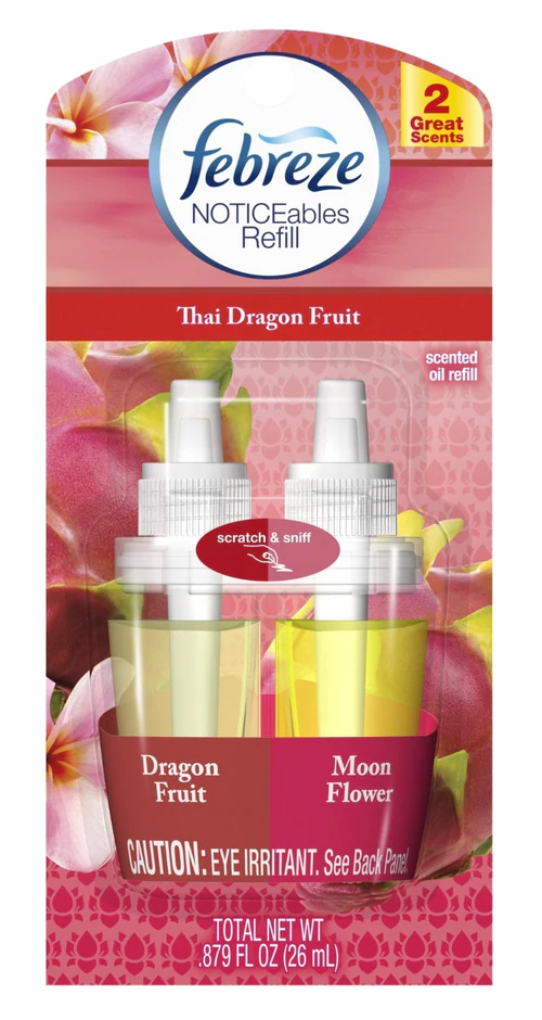 Febreze Noticeables Thai Dragonfruit Refills - 0.879oz/6pk