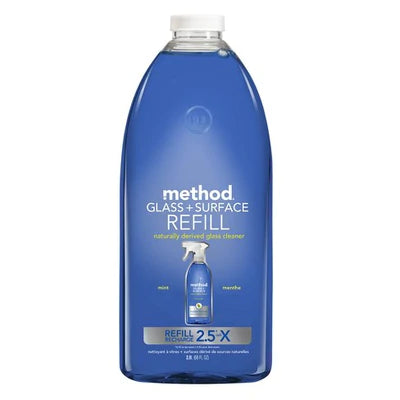 Method Glass & Surface Cleaner Refill Mint - 68oz/6pk