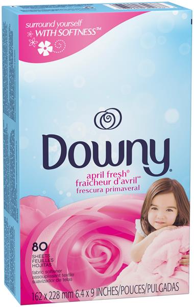 Downy Fabric Sheets April Fresh 80ct/9pk