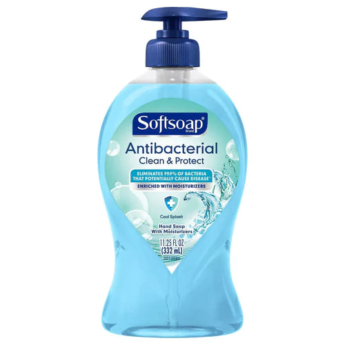 SoftSoap AB Liquid Hand Soap Clean & Protect - 11.25oz/6pk