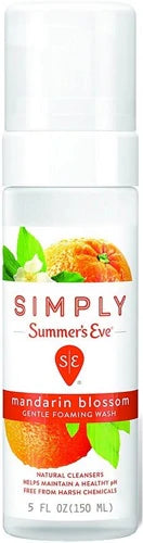 Summer's Eve Foaming Wash Mandarin Blossom 5oz/12pk