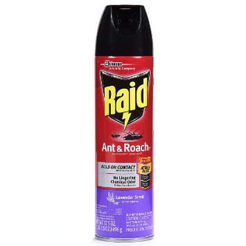 RAID Ant & Roach AERO LAVENDER - 17.5oz/12pk