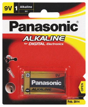 Panasonic Batteries "9V/1" - 48pk