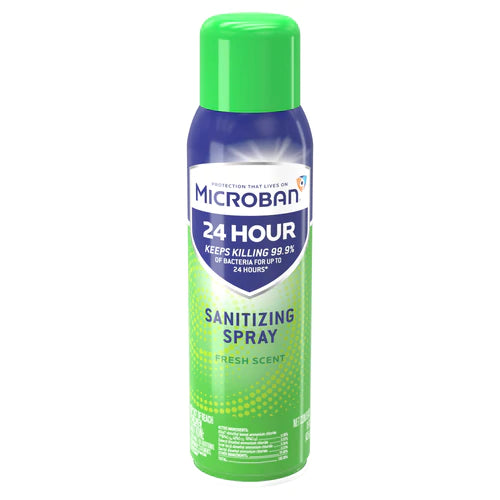 Microban 24 hr Disinfectant Sanitizing Fresh Scent Spray - 12.5oz/6pk