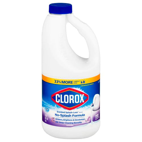 Clorox Bleach Liquid Lavender Concentrated - 40oz/6pk