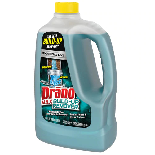 Drano Max Build-Up Remover - 64oz/4pk