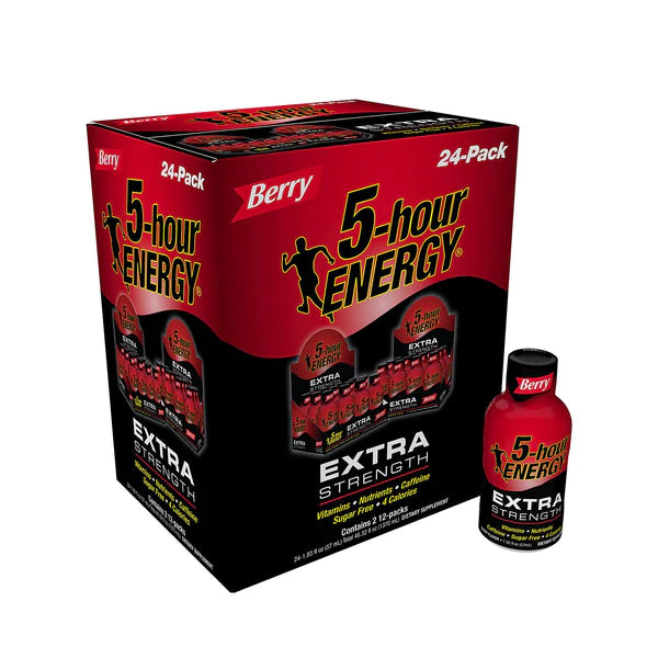 5-Hour Energy Extra Strength@Shots BERRY - 1.93oz/24pk