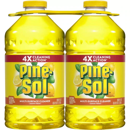 Pine-Sol All-Purpose Cleaner, Lemon Fresh - 100oz/6pk