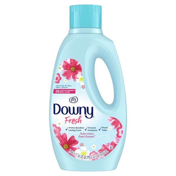 Downy Fresh Liquid Fabric Softener Sweet Summer 58 Loads - 50oz/4pk