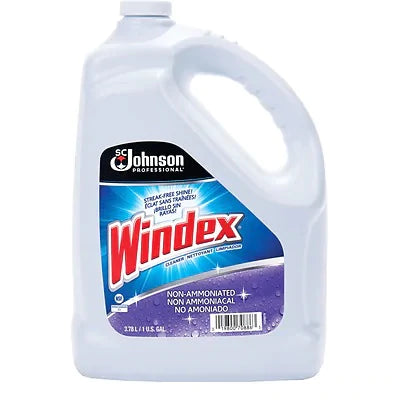 Windex Multi-Surface Non-Ammoniated Gallon Refill - 128oz/4pk