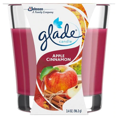 Glade@ Candle Apple Cinnamon - 3.4oz/6pk