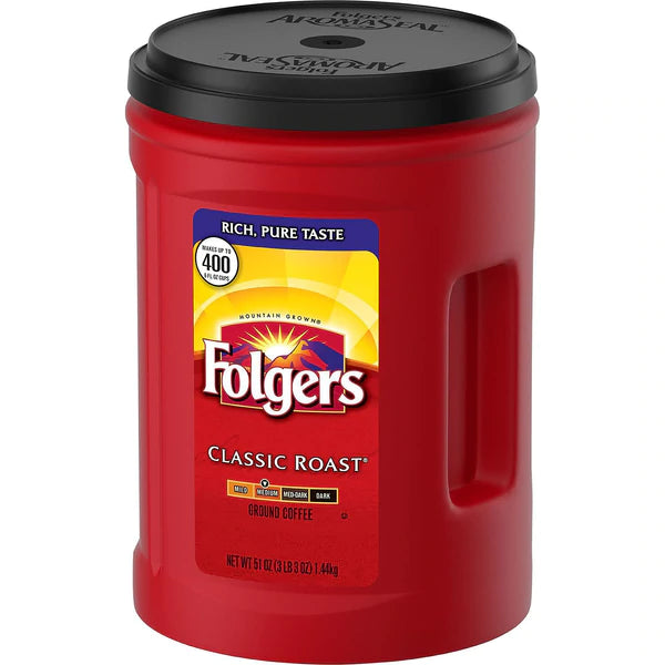 Folgers Classic Roast Ground Coffee - 51oz/1pk