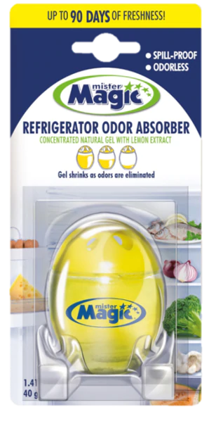 Carbona Mister Magic Refrigerator Odor Absorber Lemon-1.41oz/6pk