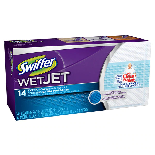 Swiffer Wet Jet Extra Power Pad Refill - 14ct/4pk