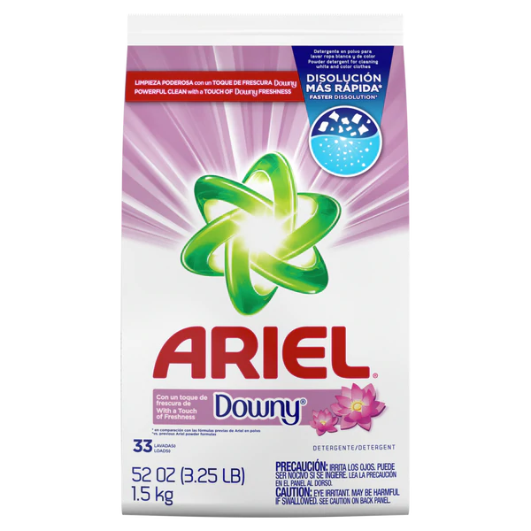 Ariel Powder Laundry Detergent w/ Downy - 52oz/6pk