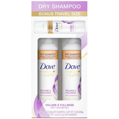 Dove Dry Shampoo with Bonus Travel Size - 7.3oz/2pk