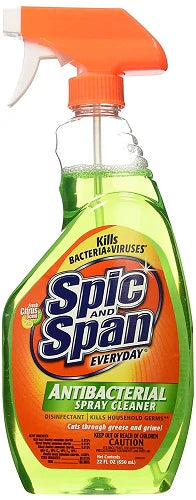 Spic and Span Antibacterial Cleaner Spray Citrus Fresh- 22oz/12pk