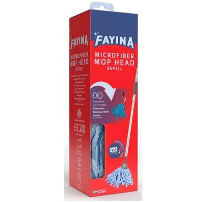 Fayina Microfiber Mop Head Refill - 1ct/6pk