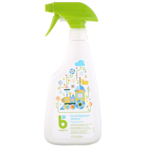 Babyganics Toy & Highchair Cleaner - 17oz/12pk