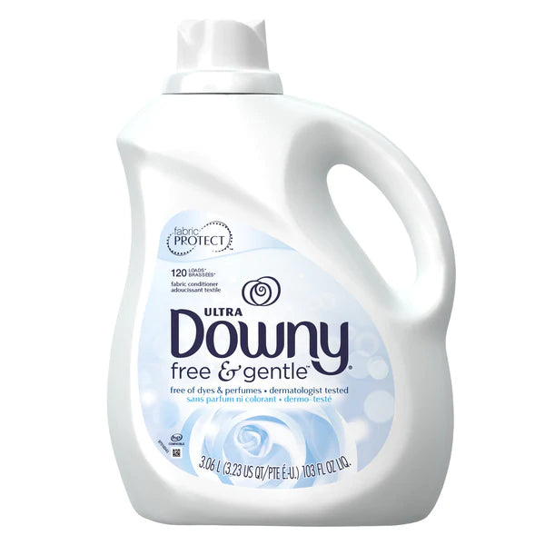 Downy Ultra Liquid Fabric Free & Gentle 120loads - 103oz/4pk