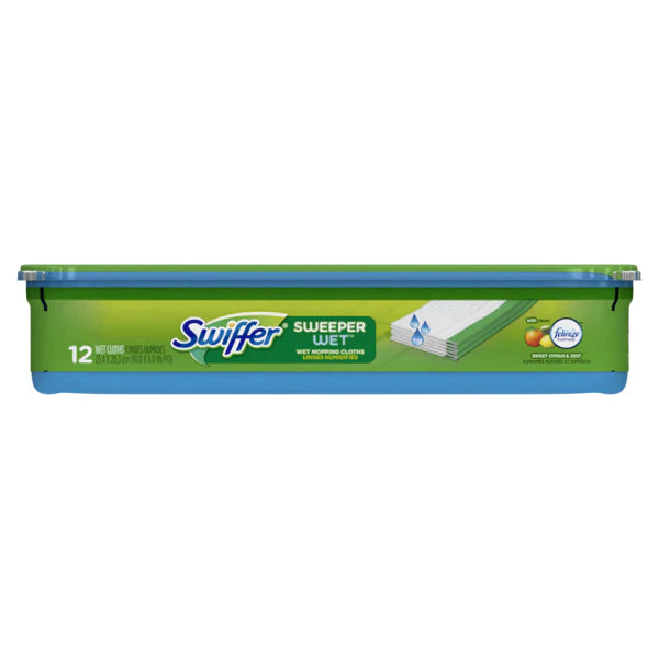 Swiffer Sweeper Wet Multi Surface Refills Sweet Citrus&Zest - 12ct/6pk