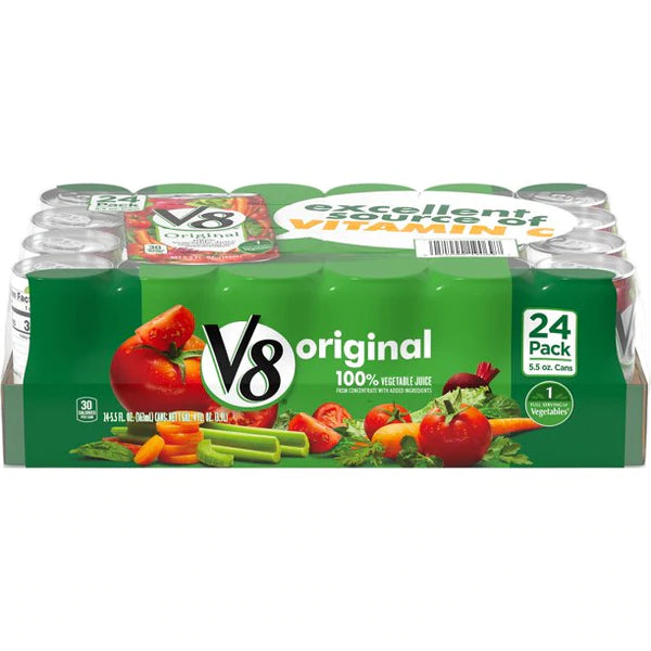 V8 Original 100% Vegetable Juice Cans - 5.5oz/24pk