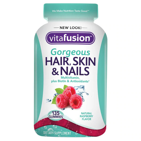 Vitafusion Gorgeous Hair Skin & Nails Multivitamin - 135ct/12pk