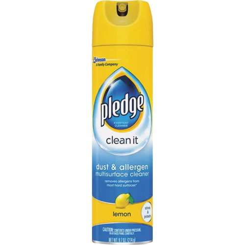 Pledge Dust & Allergen Furniture Cleaner Aero - 9.7oz/6pk