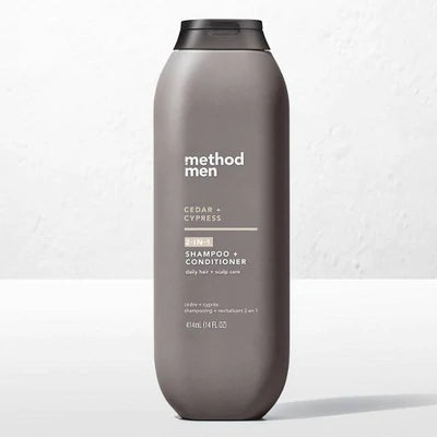 Method Mens Shampoo 2in1 Cedar & Cypress - 14oz/6pk