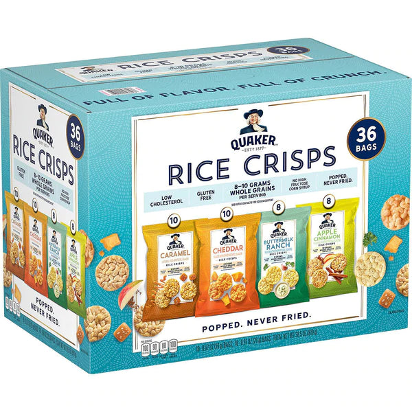 Quaker Rice Crisps Variety Pack - 36ct/1pk