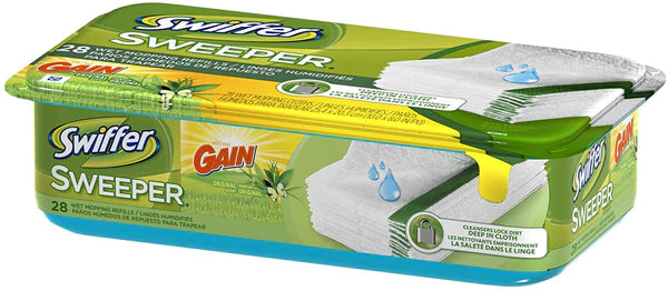 Swiffer Sweeper Wet Mopping Cloths with Gain - 28ct/6pk