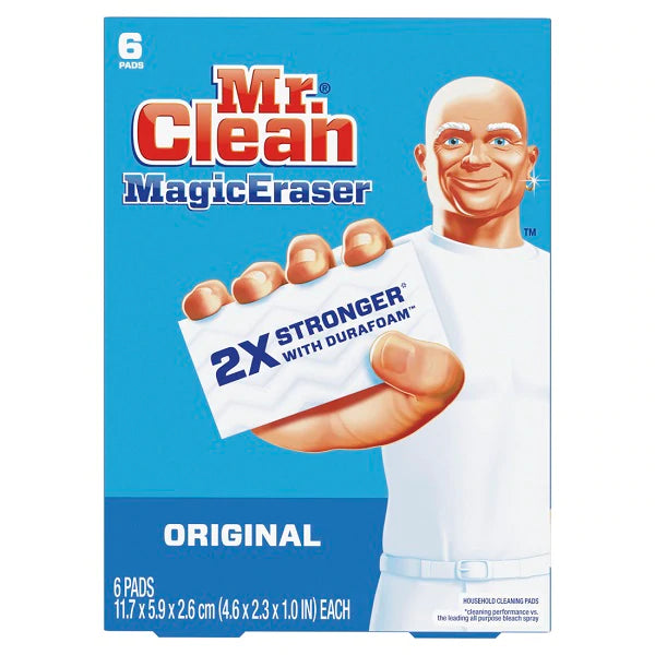 Mr. Clean Magic Eraser Original Cleaning Pads w/Durafoam - 6ct/6pk