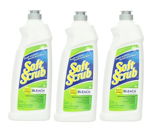 Soft Scrub Cleanser W/ Bleach - 3x36oz/1pk