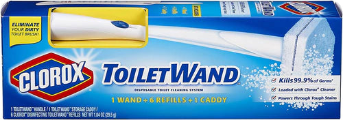 Clorox ToiletWand Disposable Toilet Cleaning Starter Kit w/Caddy - 1ct/6pk