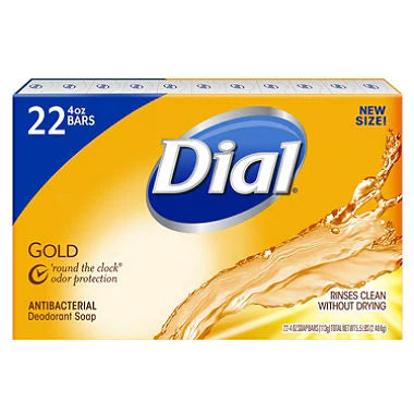 DIAl 22 BARS GOLD - 4.0oz/4pk