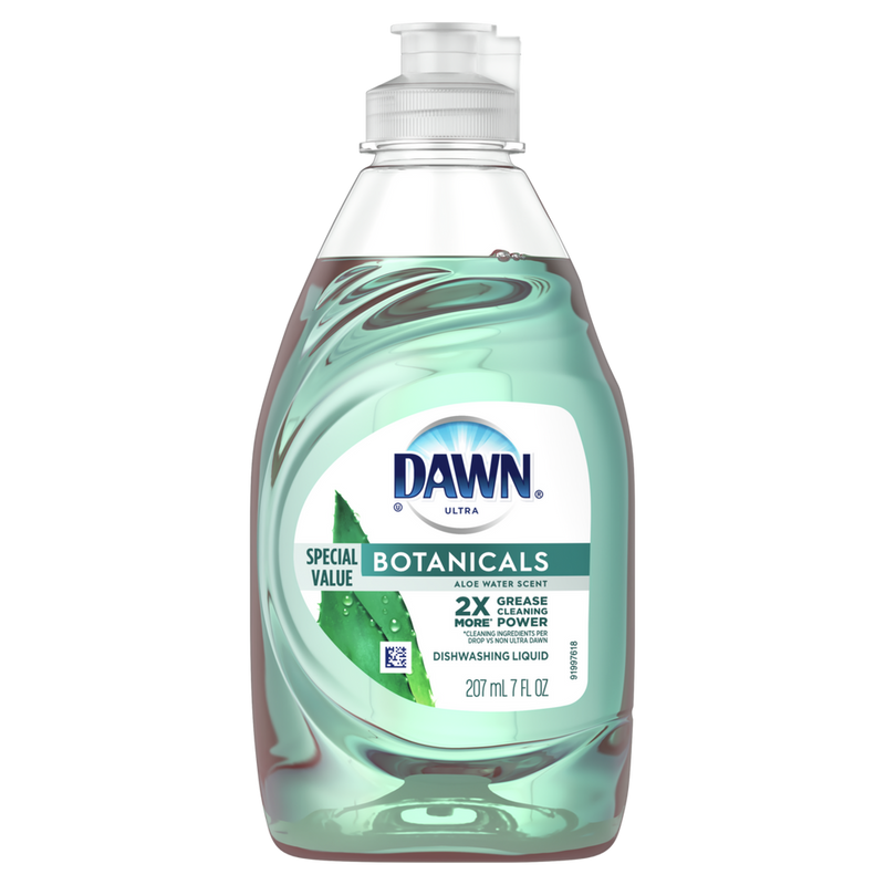 Dawn Ultra Botanicals Liquid Dish Soap Aloe Water Scent - 7oz/18pk