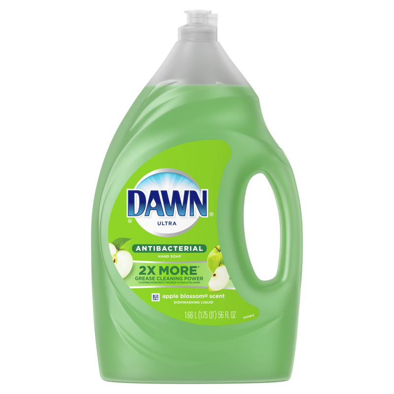 Dawn Ultra Antibacterial Hand Liquid Dish Soap Apple Blossom - 56oz/8pk