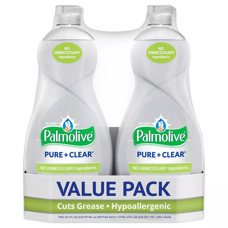 Palmolive Ultra Dish Liquid Pure & Clear - 2x32.5oz/6pk