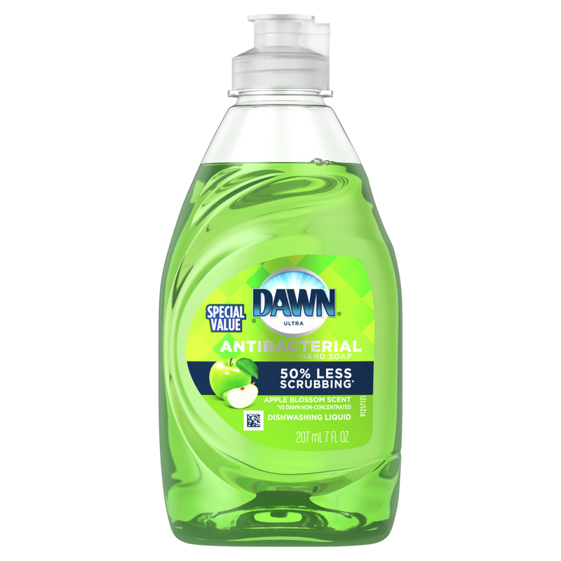 Dawn Ultra Antibacterial Hand and Dish Soap Apple Blossom Scent -7oz/18pk