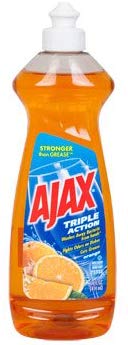 Ajax Dish Liq. Orange Triple Action - 14oz/20pk