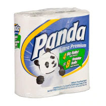 Panda Bath Tissue Bundle Double Roll 176sh - 4rolls/6pk