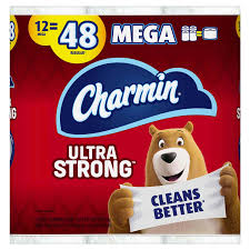 Charmin Ultra Strong Toilet Paper 12 Mega Rolls - 264ct/4pk