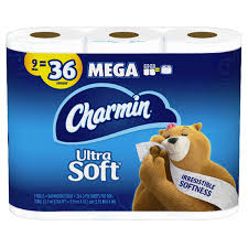 Charmin Ultra Soft Toilet Paper 9 Mega Rolls - 264ct/4pk