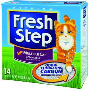 Fresh Step Cat Litter Multi Cat Scented - 14lb/3pk Case/3