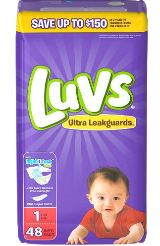 Luvs Ultra Leakguards Newborn Size